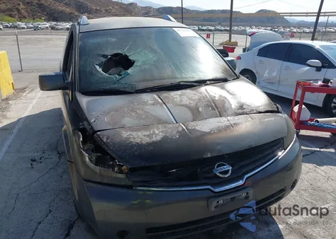 2008 Nissan Quest 3.5 S из США, поврежденный, VIN 5N1BV28U08N113180